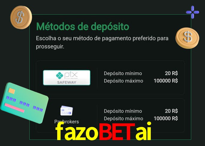 O cassino fazobetai oferece uma grande variedade de métodos de pagamento